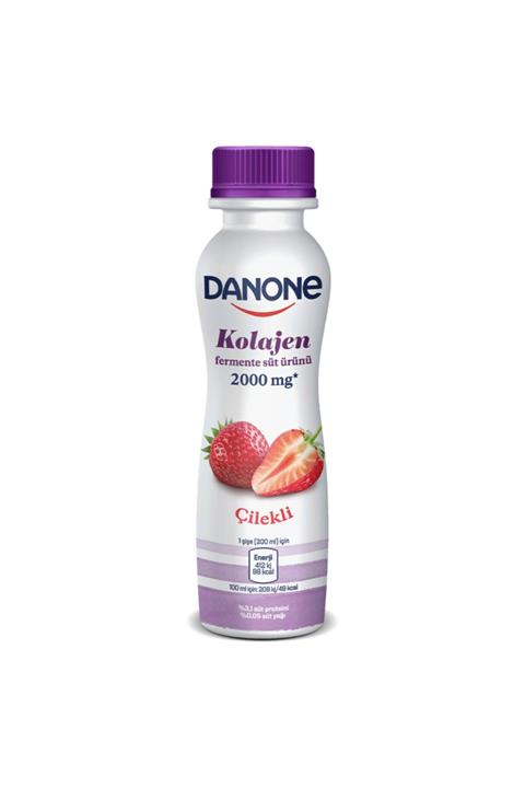 Danone Kolajenli Fermente Çilekli Içecek 200 Ml 2 Adet