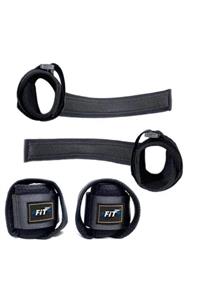 Hsport Fit365 Big Grip Pro Lifting Bileklik Straps Siyah