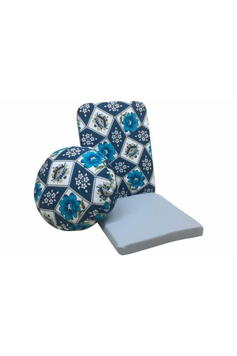 REMEGE Meditasyon Sandalyesi Backjack Destekli Yer Minderi Meditasyon Minderi Ikili Set