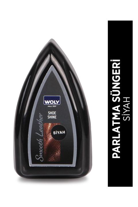 Woly Deri Parlatıcı Sünger (Siyah Renk)