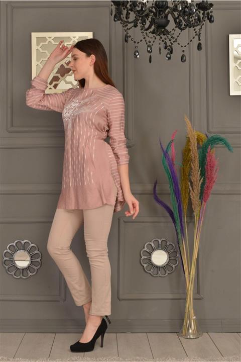 Bien Kadın Pembe Hamile Tunik