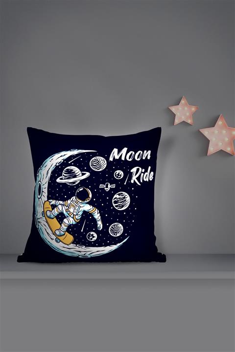 Homamia Çift Taraflı Kırlent Kılıfı Astronot