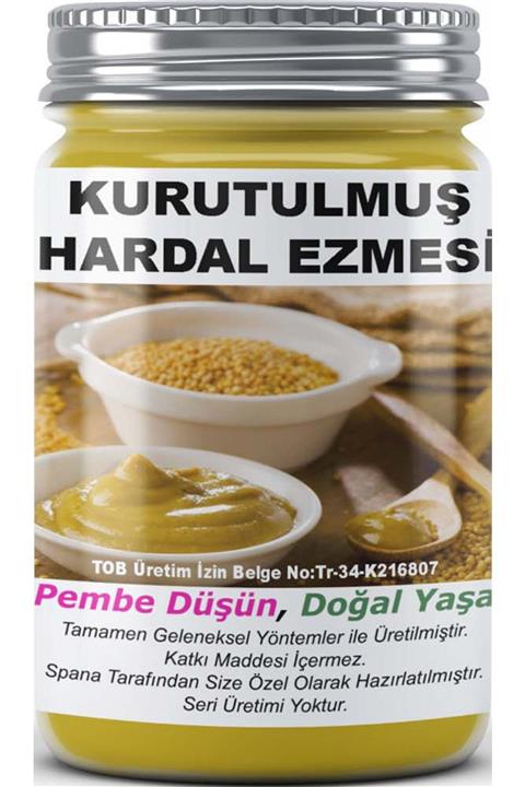SPANA Kurutulmuş Hardal Ezmesi Ev Yapımı Katkısız 330gr