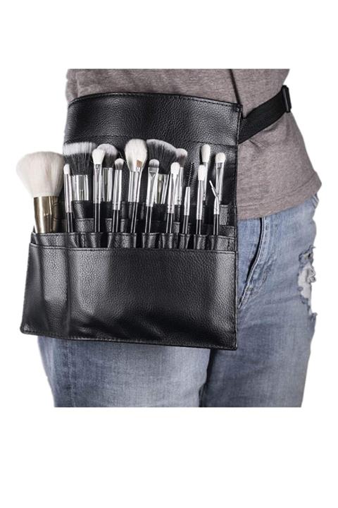HANNAH Çok Bölmeli Makyaj Fırça Çantası