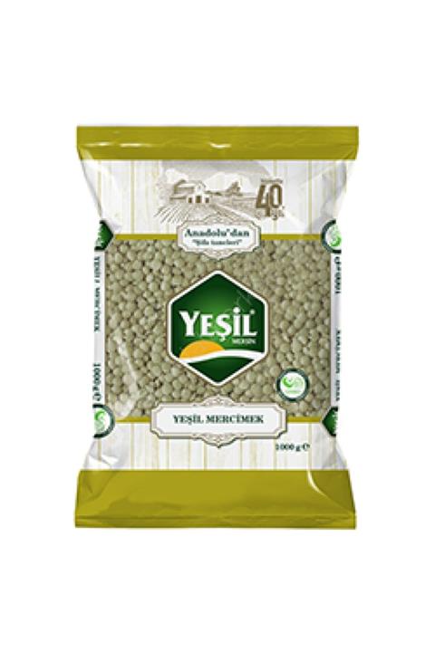 YEŞİL MERSİN BAKLİYAT Yeşil Mercimek 1000 Gr. Gimdes Helal Sertifikalı Gönül Rahatlığı Ile Tüketebilirsiniz