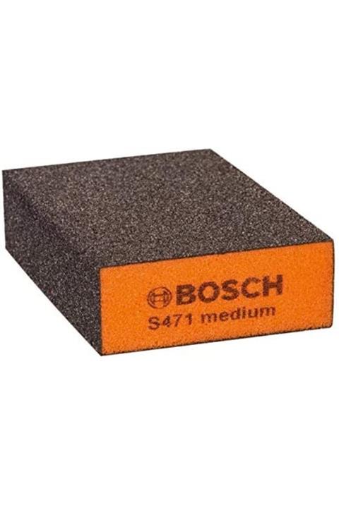 Bosch S471 Medium Takoz Sünger Zımpara Orta Kalınlık Turuncu