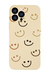 mooodcase Iphone 13 Pro Max Uyumlu Smile Desenli Kamera Lens Korumalı Darbe Emici Silikonlu Lansman Kılıf