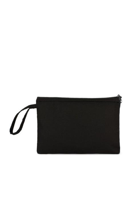 Çınar Bez Çanta Siyah Clutch Çanta | (19x16)