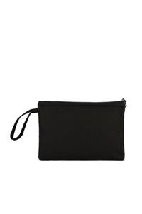 Çınar Bez Çanta Siyah Clutch Çanta | (19x16)