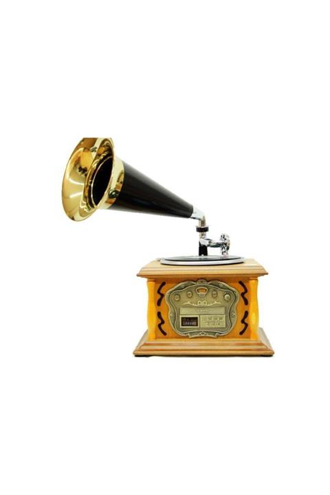 ASVASHOP Gramofon Kare Dekoratif Ev Ofis Hediyelik