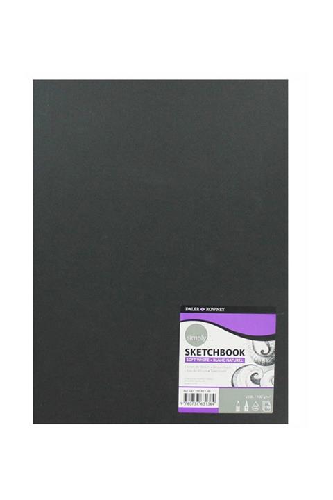 Daler Rowney Simply Sketchbook Soft White 110 Yp 100g 21.6x14cm