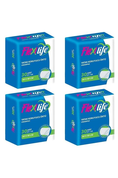 Flexi Life Köpek Çiş Pedi Yatak Koruyucu 60x90 Cm 120 Kullanım
