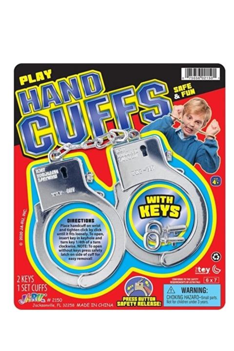 MRİOZTURK Oyuncak Kelepçe Seti