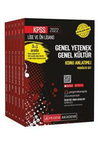 Pegem Akademi Yayıncılık 2022 Kpss Lise Ve Önlisans Genel Yetenek Genel Kültür Konu Anlatımlı Modüler Set Pegem Akademi