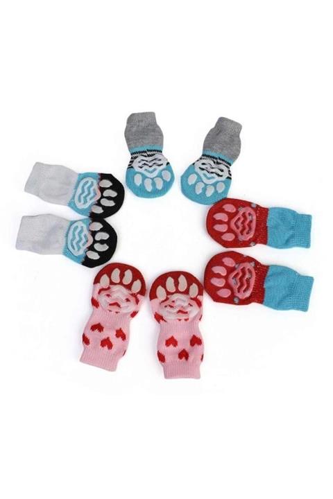 İREM Köpek Çorabı Kaymaz Taban 4'lü Large