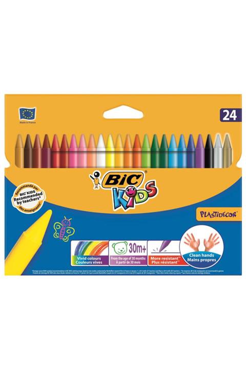 Bic Silinebilir Mum Boya 24'lü Kutu 829772