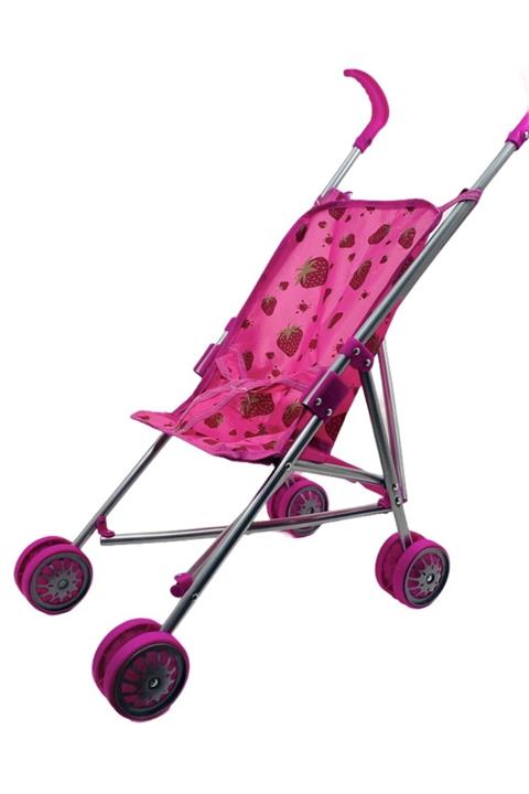 toysandmore Oyuncak Puset Katlanır Metal Gri Renk