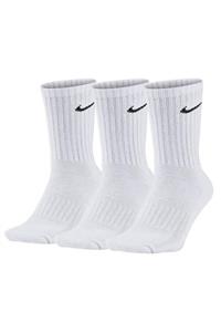 Nike Unisex Beyaz Everyday Lightweight Crew 3pr Çorap