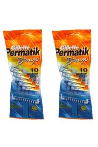 Gillette Permatik Banyo 10+10 20'lı Kullan-at Tıraş Bıçağı