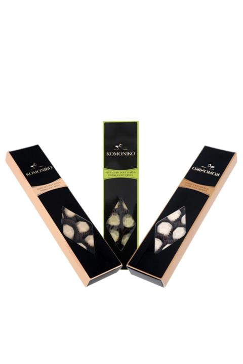 KOMONIKO Süper Uçlu Soft Fistikli, Bademeli Ve Findikli Helva