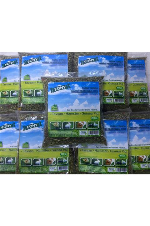 FONY 10 Adet Kuru Yonca Yavru Kemirgen Otu