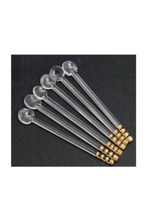 Marjinal Kitchen 6'lı Gold Cam Çay Kaşığı