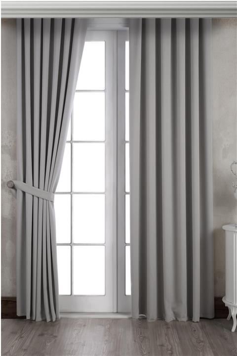Cocona Gri Blackout Fon Perde 150x250cm