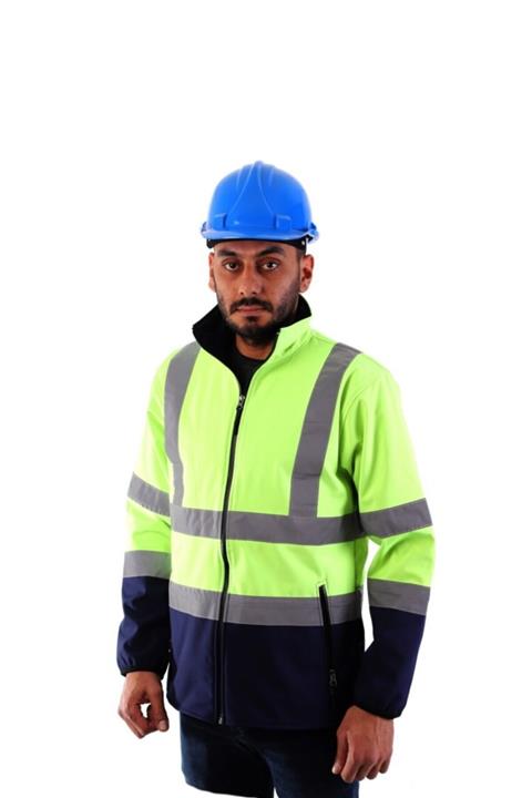 ESERIS Eser - Softshell Yönetici Montu - Sarı, Lacivert