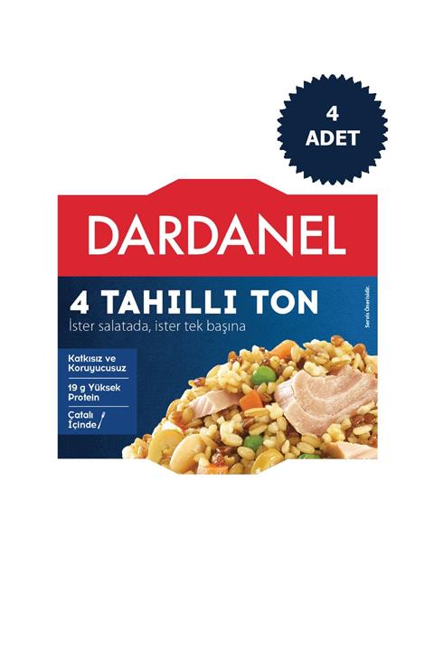 Dardanel 4 Tahıllı Ton 185g 4 Adet