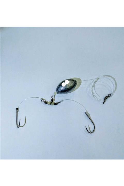 Hunter Eyes Boncuklu Fırdöndü Yılandili Takım Japon Iğne Yılandili Boncuklu Fırdöndü Fudo Iğne 70 Gr