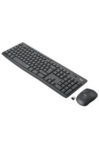 logitech MK295 Sessiz Kablosuz Türkçe Klavye Mouse Seti - Siyah