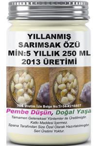 SPANA Yıllanmış Sarımsak Özü Min:5 Yıllık 250 Ml 2013 Üretimi Ev Yapımı Katkısız 500ml