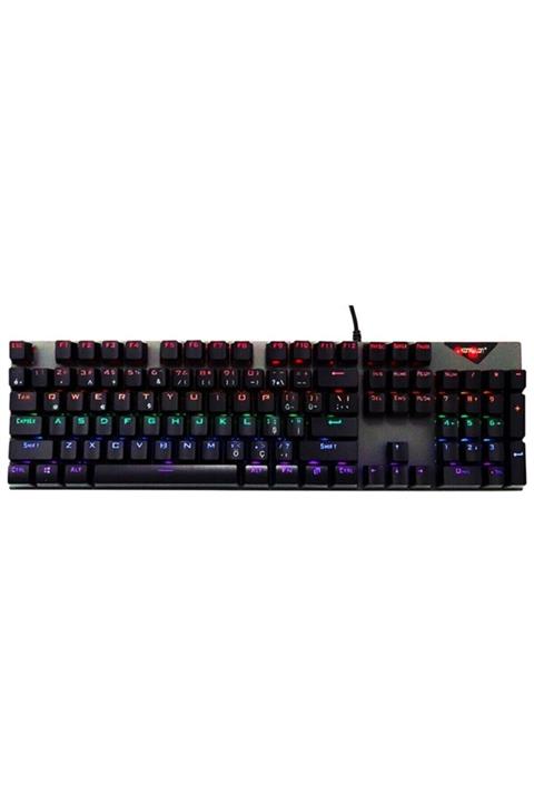 Techmaster Konfulon V5 Mekanik Rgb Işıklı Gaming Oyuncu Türkçe Q Klavye