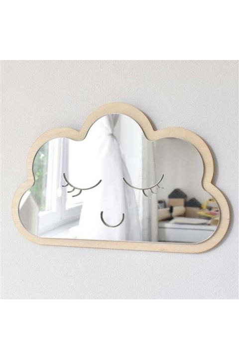 GİZEM SHOP Bulut Ayna Çocuk Odası Dekoru Güvenli Kırılmaz Ayna