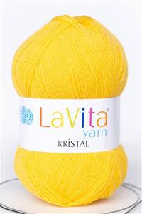 LaVita Yarn Kristal Lif Amigurimi El Örgü Ipi Taka Yarn (2029-sarı)