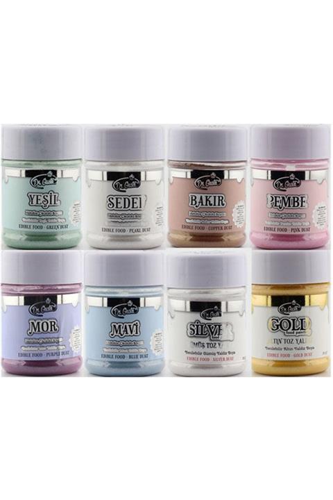 Dr. Gusto Dr Gusto 10 Gr Sim 8 Adet Yeşil-sedef-bakır-pembe-mor-mavi-gümüş-gold