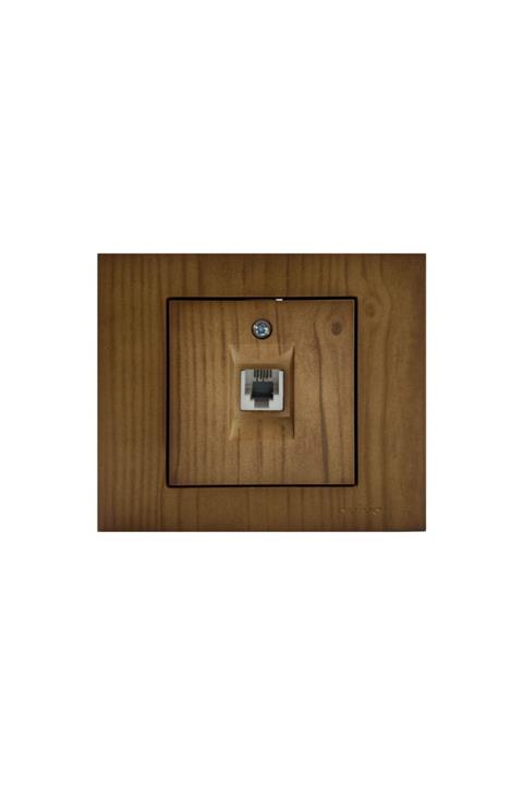 OVİVO Grano Woods Masif Nümeris Telefon Prizi Cat3