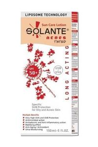 Solante Acnes Tinted Sun Care Lotion Spf50+ 150ml - Yağlı Ve Akneli Ciltler Için Renkli Güneş Koruyucu