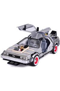 WELLY Geleceğe Dönüş Seri 3 Metal Model Araba Efsane Delorean 1:24 Ölçek