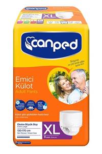 Canped Emici Külot Yetişkin Bezi 2x8 Adet Extra Large 16 Adet