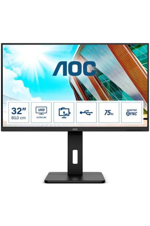 Aoc 31.5 U32p2 4k Led Monitör 4ms Mm Siyah