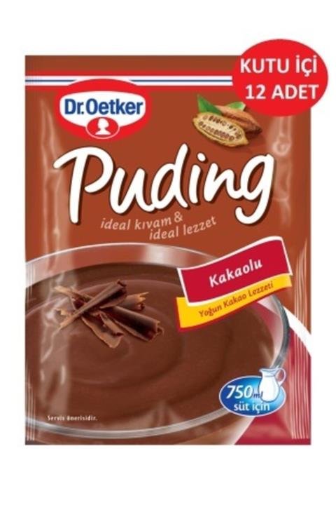 Dr. Oetker Kakaolu Puding 2 Kutu X 12 Adet X 147 Gr