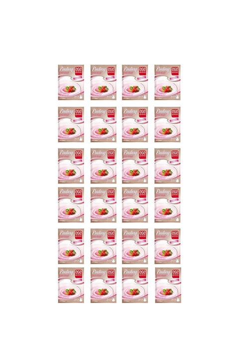 Ege Glutensiz Çilekli Kinoalı Puding 125 gr x 24