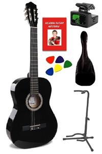 müzikhane 4/4 Tamboy Klasik Gitar ,kılıf,metot,stant,akort Cihazı,pena-bk-