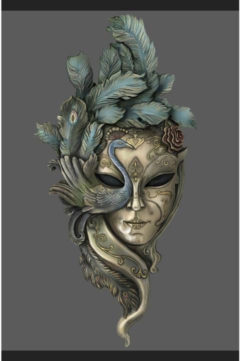 saksı deposu Duvar Maskesi