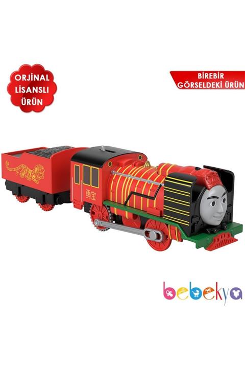 FISHER PRICE Orjinal Fisher Price Thomas Ve Arkadaşları Motorlu Büyük Trenler Yong Bao Thomas & Friends Trackmast