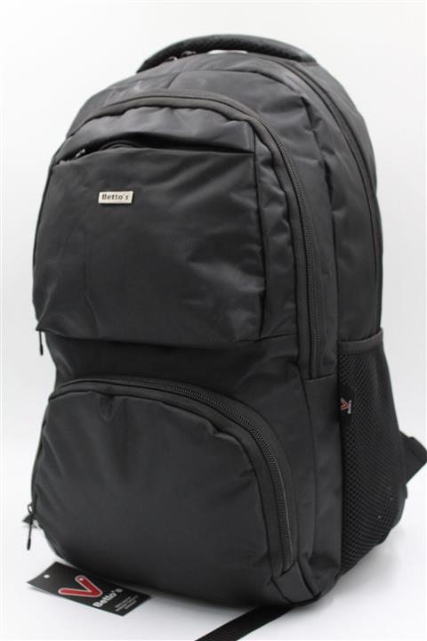 Bevitton Okul Sırt Çantası Büyük Boy Leptoplu Siyah 355