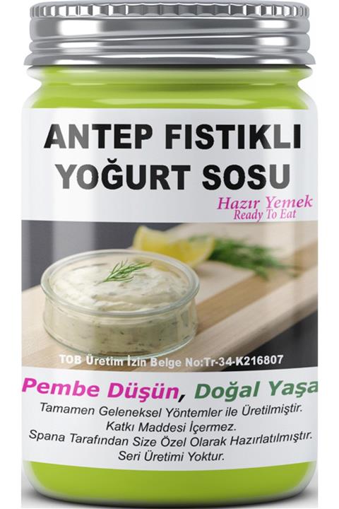 SPANA Ev Yapımı Antep Fıstıklı Yoğurt Sosu 330 gr