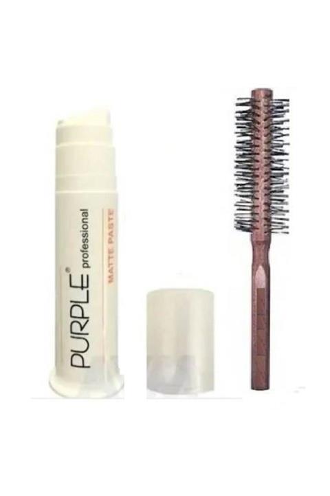 Purple Mat Wax 100 Ml Şekillendirici Ve Fön Fırçası
