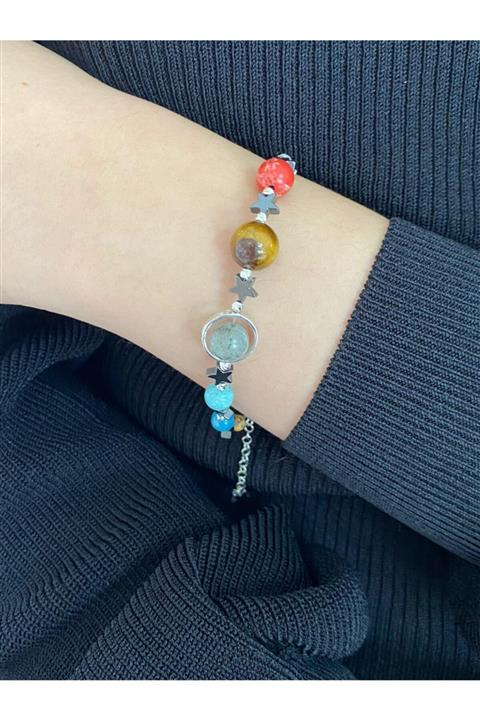 Roma Silvers Kadın Güneş Sistemi Bileklik